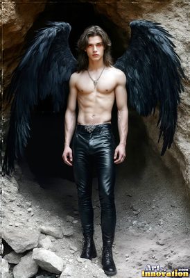 Dark male art of demons, vampires, and shadowed legend. Cinematic UHD.