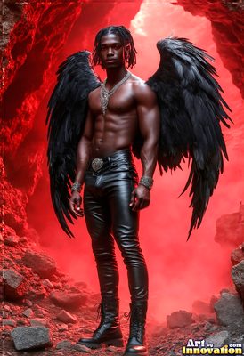 Dark male art of demons, vampires, and shadowed legend. Cinematic UHD.
