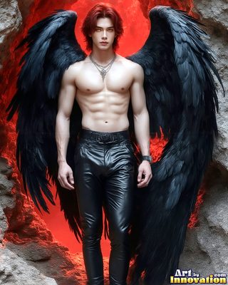 Dark male art of demons, vampires, and shadowed legend. Cinematic UHD.
