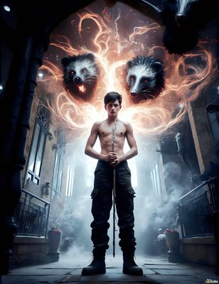 Male magic and myth: dragons, mages, elves, and sorcery. Cinematic UHD art.