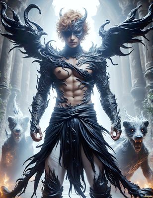 Male magic and myth: dragons, mages, elves, and sorcery. Cinematic UHD art.