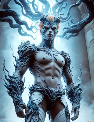 Male magic and myth: dragons, mages, elves, and sorcery. Cinematic UHD art.