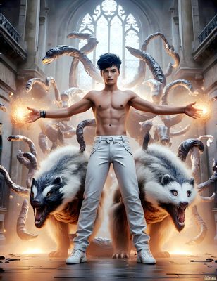 Male magic and myth: dragons, mages, elves, and sorcery. Cinematic UHD art.