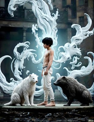 Male magic and myth: dragons, mages, elves, and sorcery. Cinematic UHD art.