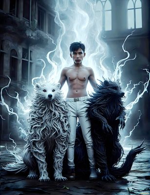 Male magic and myth: dragons, mages, elves, and sorcery. Cinematic UHD art.