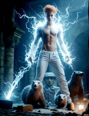 Male magic and myth: dragons, mages, elves, and sorcery. Cinematic UHD art.