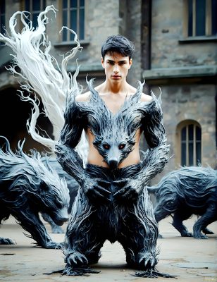 Male magic and myth: dragons, mages, elves, and sorcery. Cinematic UHD art.