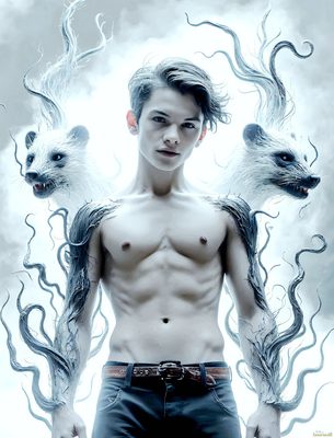 Male magic and myth: dragons, mages, elves, and sorcery. Cinematic UHD art.