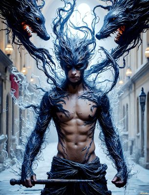 Male magic and myth: dragons, mages, elves, and sorcery. Cinematic UHD art.