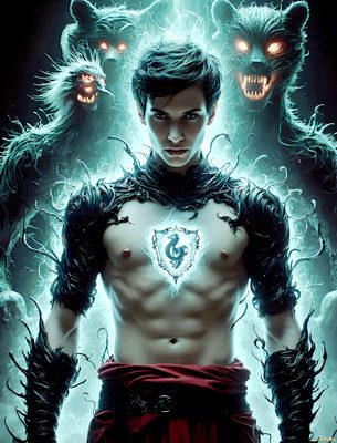 Male magic and myth: dragons, mages, elves, and sorcery. Cinematic UHD art.