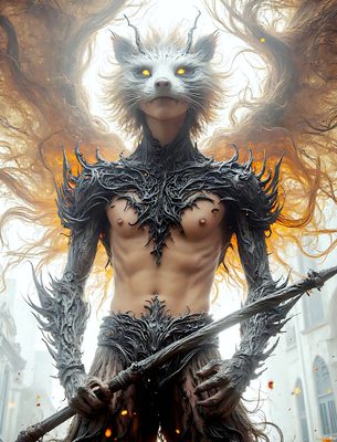 Male magic and myth: dragons, mages, elves, and sorcery. Cinematic UHD art.