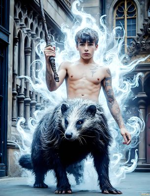 Male magic and myth: dragons, mages, elves, and sorcery. Cinematic UHD art.
