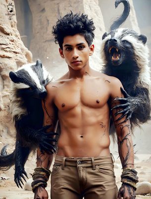 Male magic and myth: dragons, mages, elves, and sorcery. Cinematic UHD art.