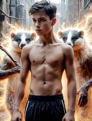 Male magic and myth: dragons, mages, elves, and sorcery. Cinematic UHD art.