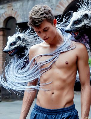 Male magic and myth: dragons, mages, elves, and sorcery. Cinematic UHD art.