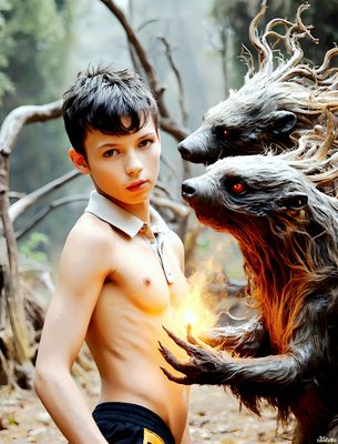 Male magic and myth: dragons, mages, elves, and sorcery. Cinematic UHD art.