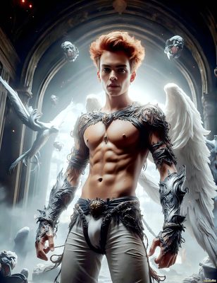 Male magic and myth: dragons, mages, elves, and sorcery. Cinematic UHD art.