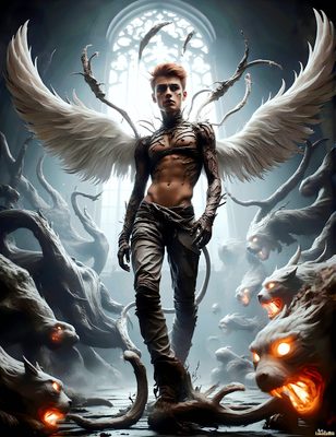 Male magic and myth: dragons, mages, elves, and sorcery. Cinematic UHD art.