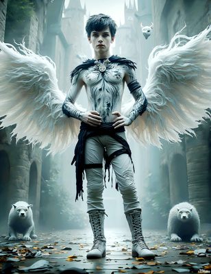 Male magic and myth: dragons, mages, elves, and sorcery. Cinematic UHD art.