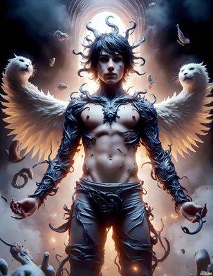 Male magic and myth: dragons, mages, elves, and sorcery. Cinematic UHD art.