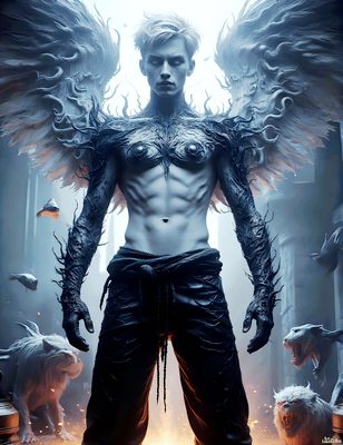 Male magic and myth: dragons, mages, elves, and sorcery. Cinematic UHD art.