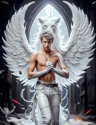 Male magic and myth: dragons, mages, elves, and sorcery. Cinematic UHD art.