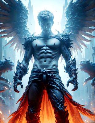 Male magic and myth: dragons, mages, elves, and sorcery. Cinematic UHD art.