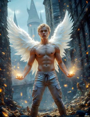 Male magic and myth: dragons, mages, elves, and sorcery. Cinematic UHD art.