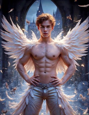 Male magic and myth: dragons, mages, elves, and sorcery. Cinematic UHD art.