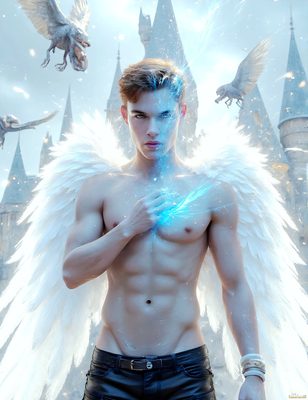 Male magic and myth: dragons, mages, elves, and sorcery. Cinematic UHD art.