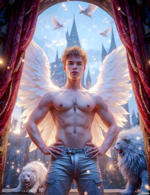 Male magic and myth: dragons, mages, elves, and sorcery. Cinematic UHD art.