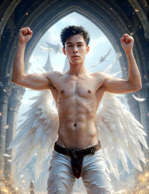 Male magic and myth: dragons, mages, elves, and sorcery. Cinematic UHD art.