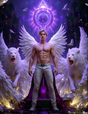 Male magic and myth: dragons, mages, elves, and sorcery. Cinematic UHD art.