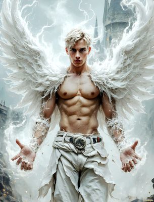 Male magic and myth: dragons, mages, elves, and sorcery. Cinematic UHD art.