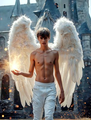 Male magic and myth: dragons, mages, elves, and sorcery. Cinematic UHD art.