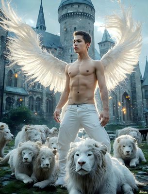 Male magic and myth: dragons, mages, elves, and sorcery. Cinematic UHD art.