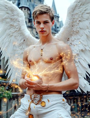 Male magic and myth: dragons, mages, elves, and sorcery. Cinematic UHD art.