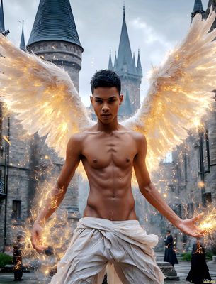Male magic and myth: dragons, mages, elves, and sorcery. Cinematic UHD art.