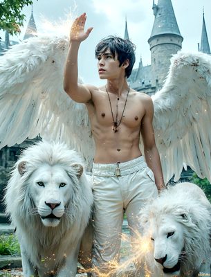 Male magic and myth: dragons, mages, elves, and sorcery. Cinematic UHD art.