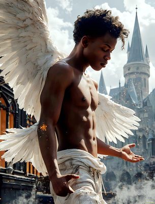 Male magic and myth: dragons, mages, elves, and sorcery. Cinematic UHD art.