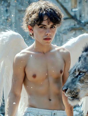 Male magic and myth: dragons, mages, elves, and sorcery. Cinematic UHD art.