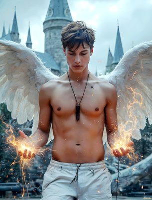 Male magic and myth: dragons, mages, elves, and sorcery. Cinematic UHD art.