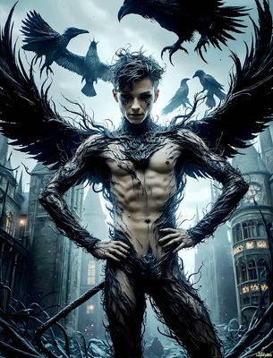Male magic and myth: dragons, mages, elves, and sorcery. Cinematic UHD art.