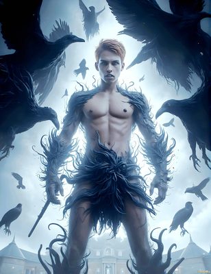 Male magic and myth: dragons, mages, elves, and sorcery. Cinematic UHD art.