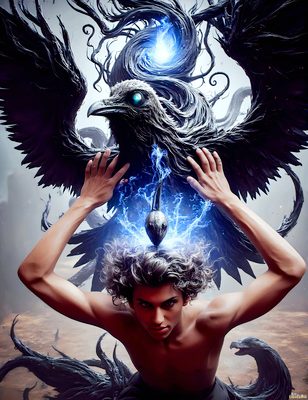 Male magic and myth: dragons, mages, elves, and sorcery. Cinematic UHD art.