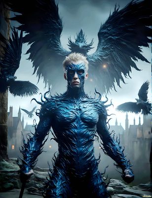 Male magic and myth: dragons, mages, elves, and sorcery. Cinematic UHD art.