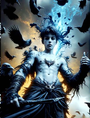 Male magic and myth: dragons, mages, elves, and sorcery. Cinematic UHD art.