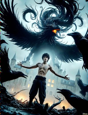 Male magic and myth: dragons, mages, elves, and sorcery. Cinematic UHD art.