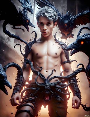 Male magic and myth: dragons, mages, elves, and sorcery. Cinematic UHD art.