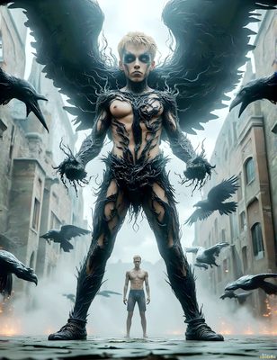 Male magic and myth: dragons, mages, elves, and sorcery. Cinematic UHD art.